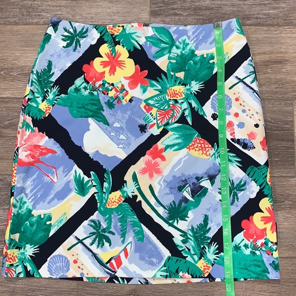 Island pineapple Floral short Skirt 🌺 - Picture 5 of 7
